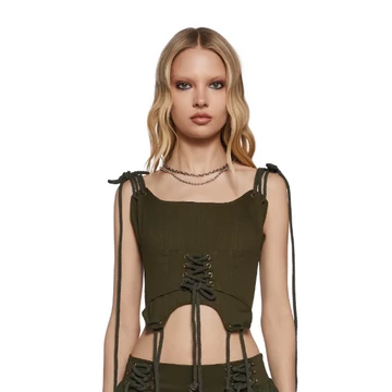 Chord Laced Corset Top