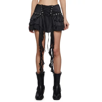 Fae Charms Mini Skirt - Black
