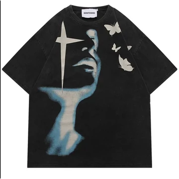 Graphic Baggy T Shirt