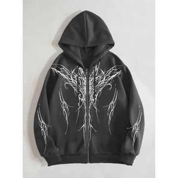 Goddess print hoodie