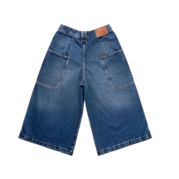 Long Baggy Denim Shorts Jorts