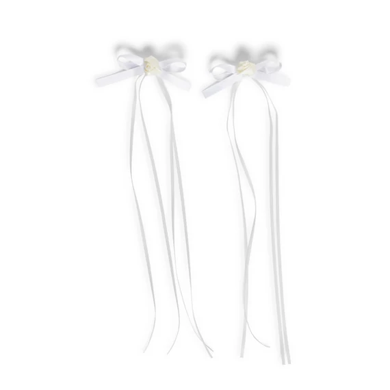 Flirty Touch Bow Hair Clips
