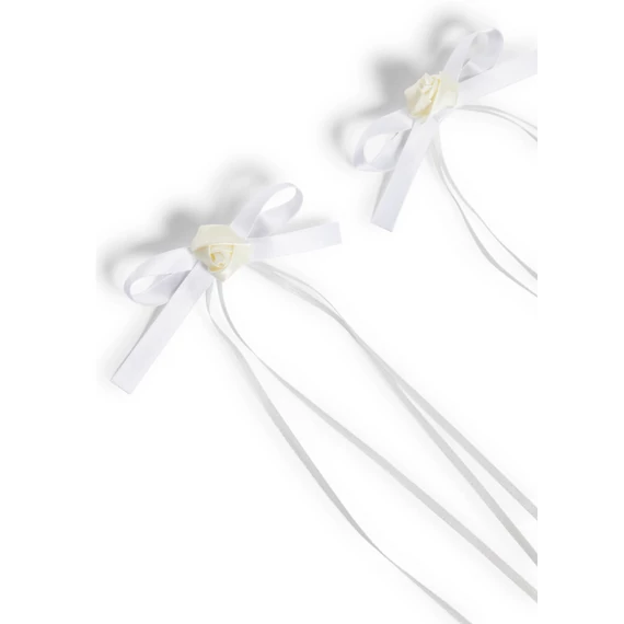Flirty Touch Bow Hair Clips