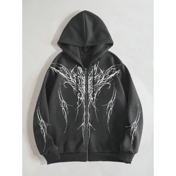 Goddess print hoodie