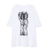 Patterned White T Shirt