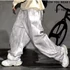 Grungey White Baggy Denim Jeans